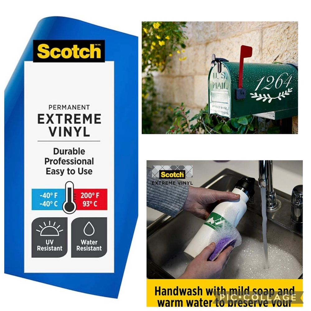 2 packs-NIB Scotch Extreme Vinyl Label 12x24